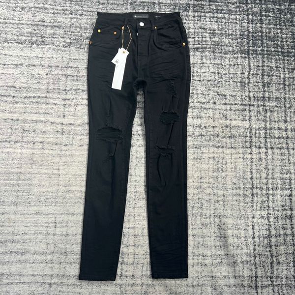

pb220 mens jeans black cargo pants designer jeans skinny stickers light wash ripped motorcycle rock revival joggers true religions casual el, Blue