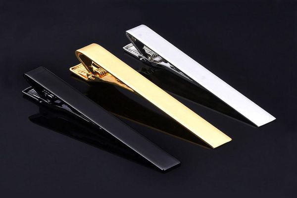 

classic men tie pin clips of casual style tie clip fashion jewelry for male exquisite wedding tie bar silver and golden color1865541