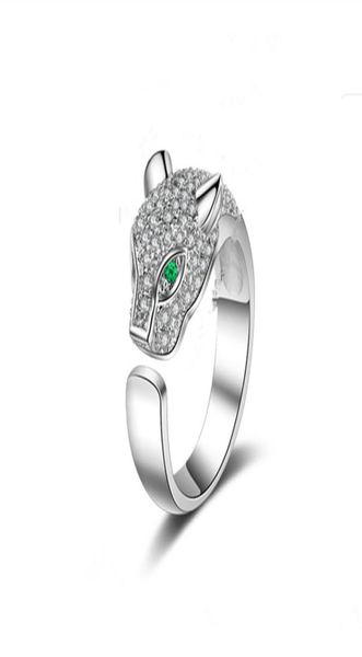 

leopard head ring fashion leopard head diamond rings animal head ring creative rose gold and silver jewelry band rings6673375