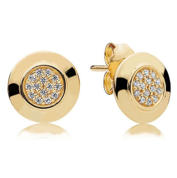 

luxury designer womens stud jewelry lady earrings original box 925 sterling silver crystal diamond decorations a01876716395, Golden;silver