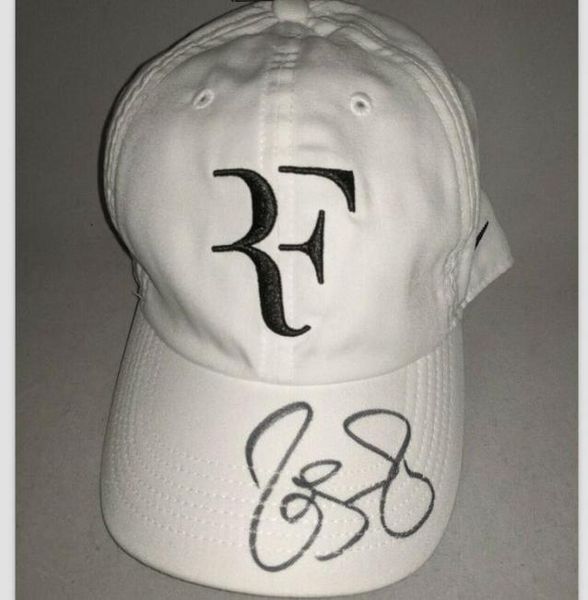 

roger federer signed signatured autographed cap hats size adjustable  fit a7899613