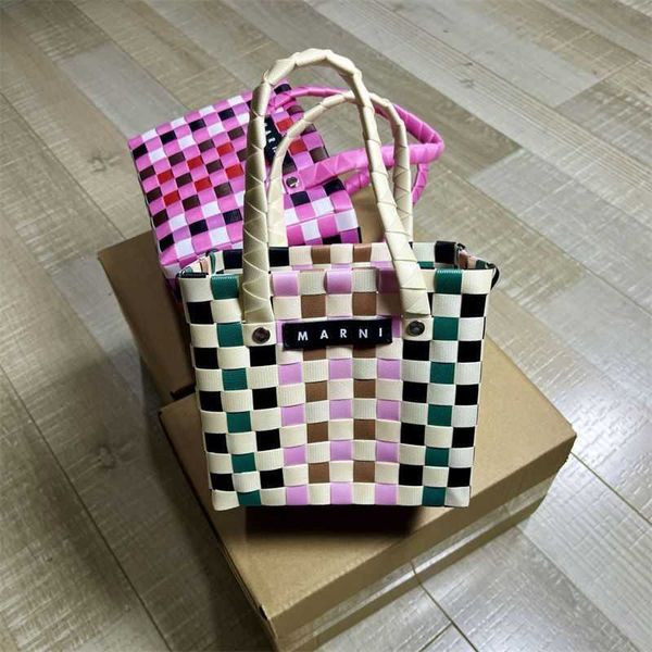 

luxuries designers bag marn weave straw fanny packs bag womens handbag shoulder tote bag purses crossbody dcaf