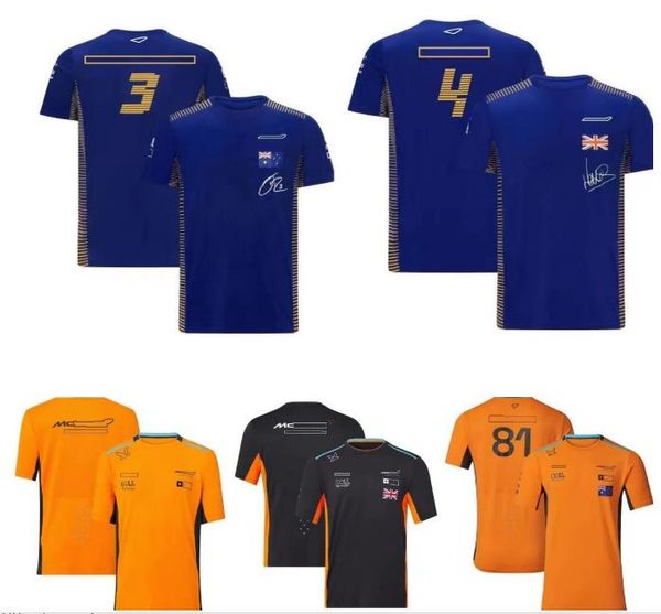 

new f1 racing t-shirt summer round neck jersey with customization