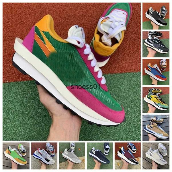 

mens womens sacais running shoes vaporwaffle ldv waffle orange blaze nylon white black sail gum sesame game royal fragment grey blue void gr