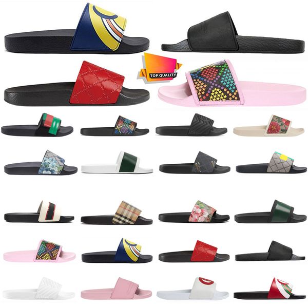 

designer sandal fashion thick sole slipper brand women's slide sandal with lnterlocking g indoor home lovely sunny beach man woman slip, Black