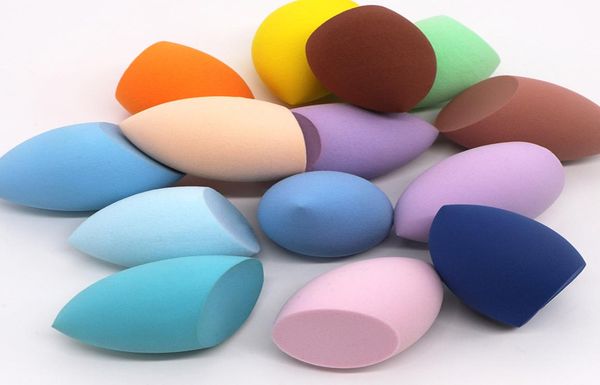 

whole sponge blender makeup sponge bevel cut shape foundation concealer smooth cosmetic powder puff make up beauty blender3724812