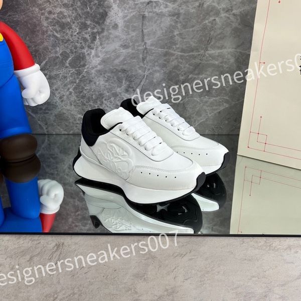 

luxury out of office sneaker designer casual shoe men women lace-up high street leather breathable platform trainers sneakers xsd221140, Black