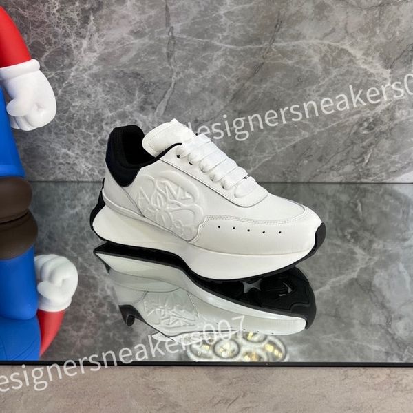 

2023 new luxury out of office sneaker designer casual shoe men women lace-up high street leather breathable platform trainers sneakers xsd22, Black