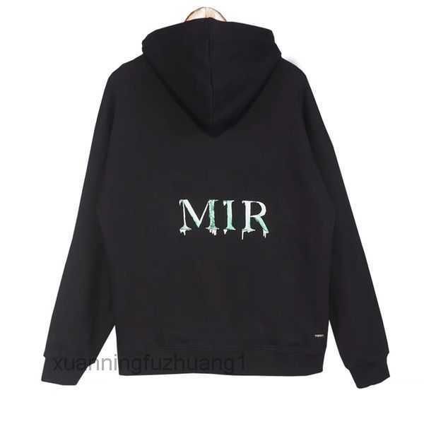 

designer hoodies couples sweatshirts high embroidery letter mens clothes jumpers long sleeve shirt luxury streetwear g8jx, Black