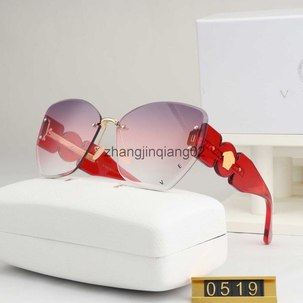 

designer versage sunglasses cycle luxurious fashion sports polarize sunglass for mens womans vintage brands baseball driving beach rimless r, White;black