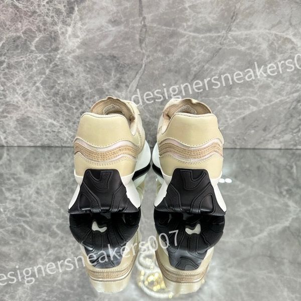 

2023 designer women mens casual shoes fashion genuine leather mixed color woman trainers sneakers flats loafers female footwear xsd230403, Black
