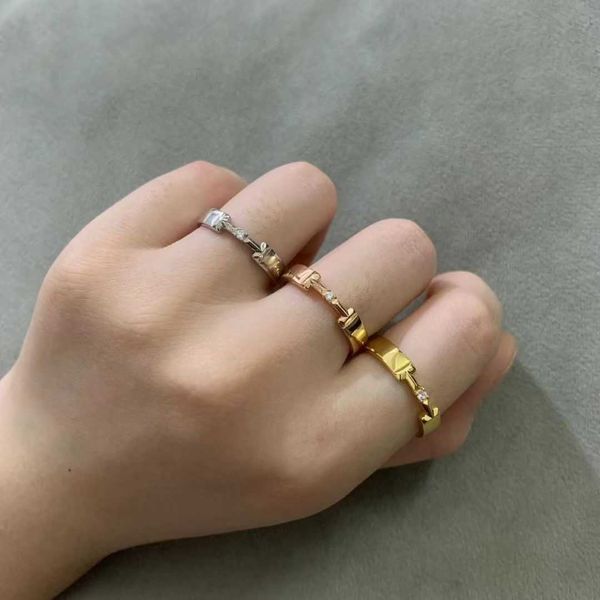 

elling tiffay s925 all body sterling silver fashion versatile korean edition feel full of women's material ring