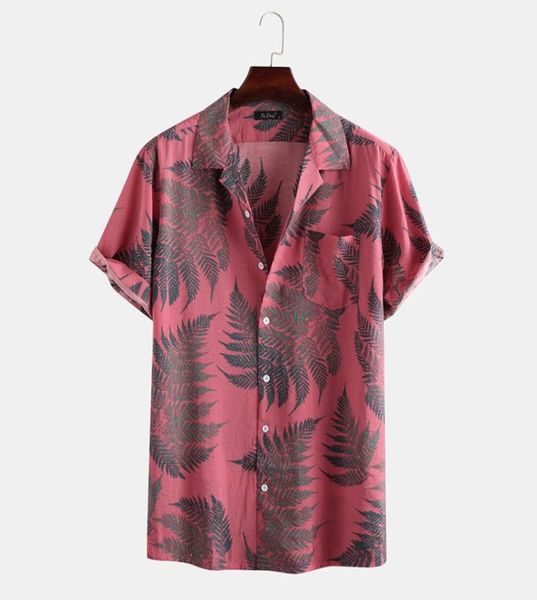

beach shirt men short sleeve hawaiian shirt casual summer print men blouse loose surfing chemise 20206126901, White;black