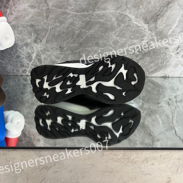 

new luxury out of office sneaker designer casual shoe men women lace-up high street leather breathable platform trainers sneakers xsd221140, Black