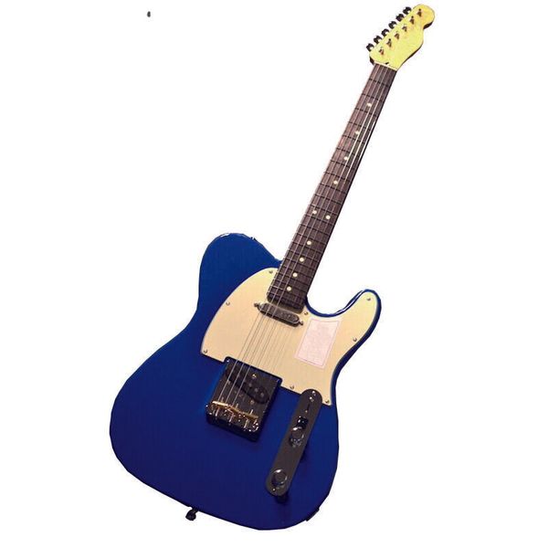 

made in japan hybrid ii tele rosewood fingerboard forest blue electric guitar