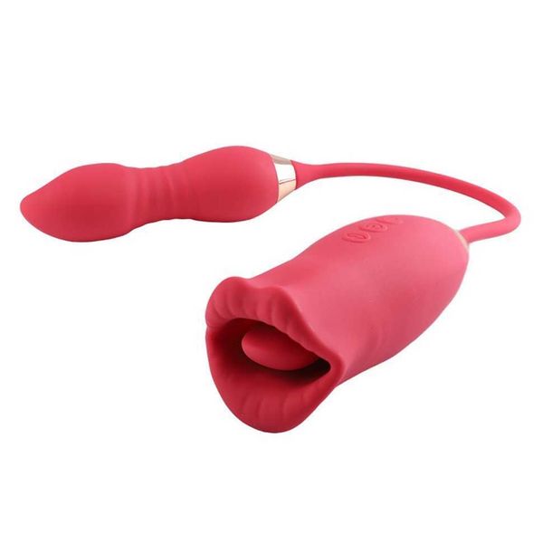 

flame red lips opening and closing da mouth vibrating rod sucking tongue licking female toy 70% off factory outlet sale