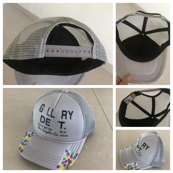

2023 summer designer ball caps gp graffiti hat casual lettering galleryes curved dept brim baseball cap mens womens letters printing hats, Blue;gray