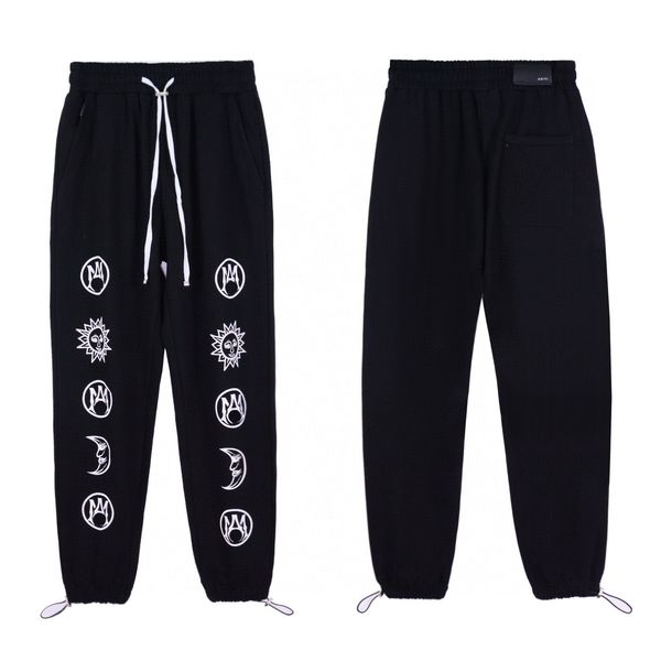 

men's plus size pants round neck embroidered and printed polar style summer wear with street pure cotton 4q1x, Black;brown