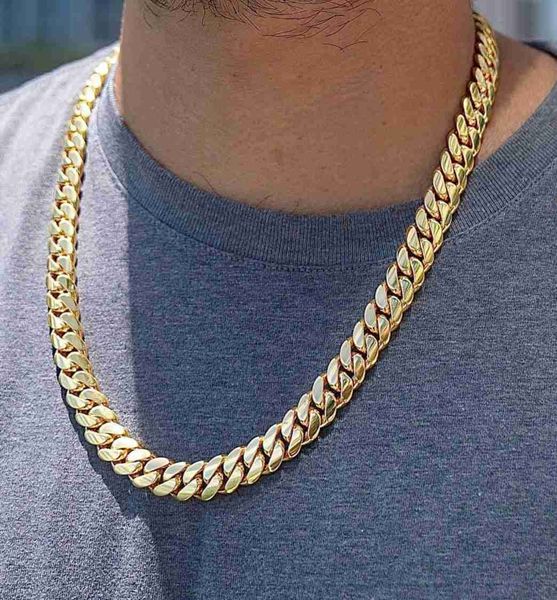 

11mm hip hop miami cuban link chain 925 sterling silver hip hop curb silver rapper men cuban necklace