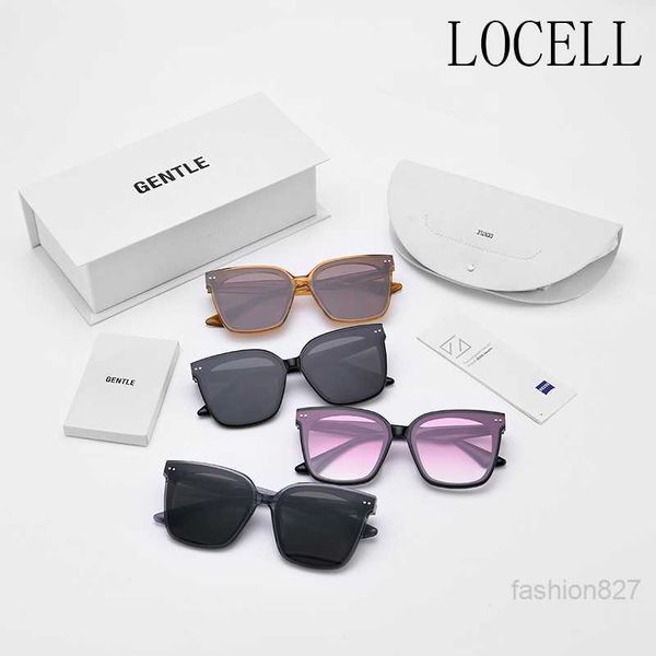 

2022 new korean luxury sunglasses women brand gm designer sun glasses men lo cell trending polarized sunglasses uv400 and original box, White;black