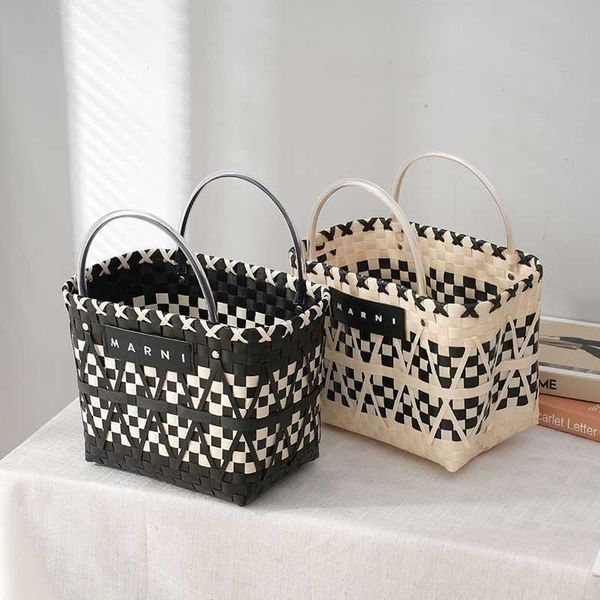 

luxuries designers bag marn weave straw fanny packs bag womens handbag shoulder tote bag purses crossbody tt53