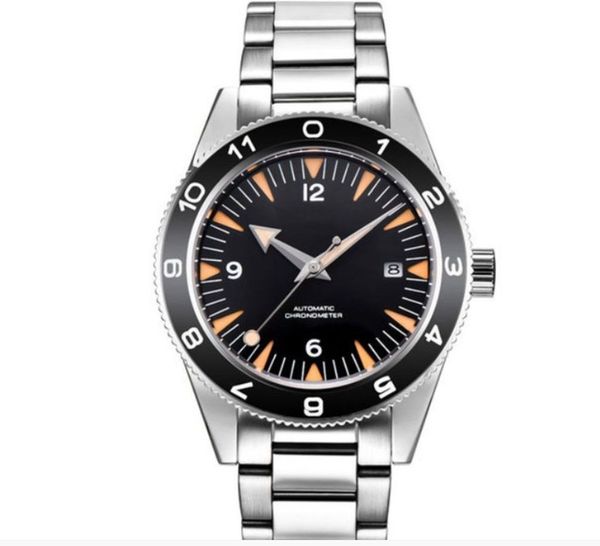 

2023 100 waterproof mens 41mm sapphire ceramic bezel male mechanical clock diver sports automatic wristwatch, Slivery;golden