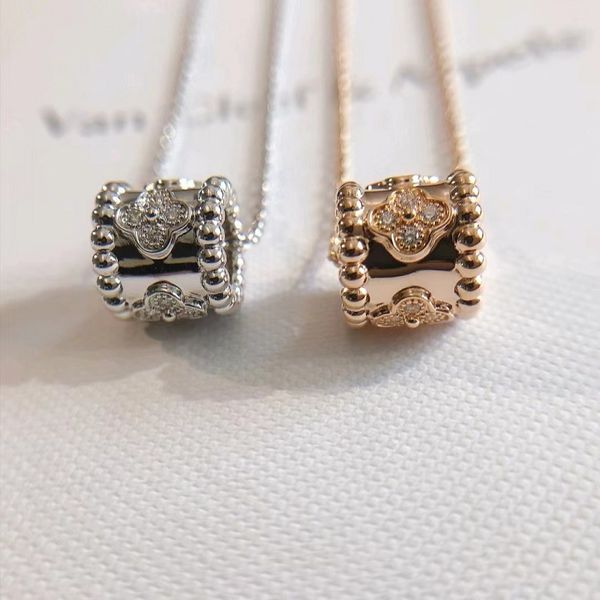 

small pretty waist necklace female paragraph 18 k rose gold plated ceramic set auger web celebrity style lovers necklace chain of clavicle c, Silver