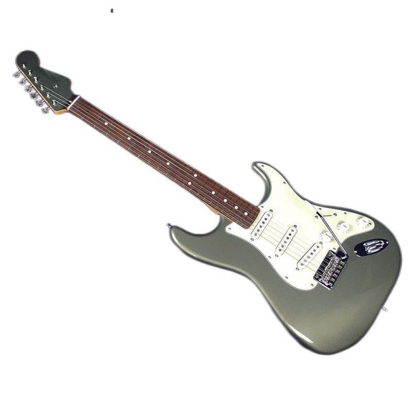 

hybrid ii st jasper olive metallic with matchin electric guitar