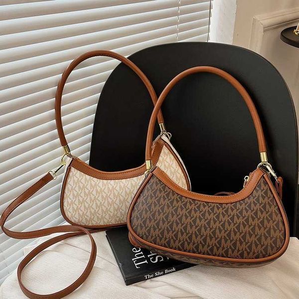 

handbag designer 2023 popular high-end texture niche crescent light luxury underarm bag