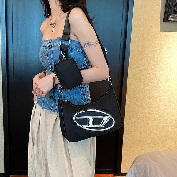 

handbag designer 2023 new high grade underarm for women's medieval simple versatile millennium spicy girls nylon shoulder bag
