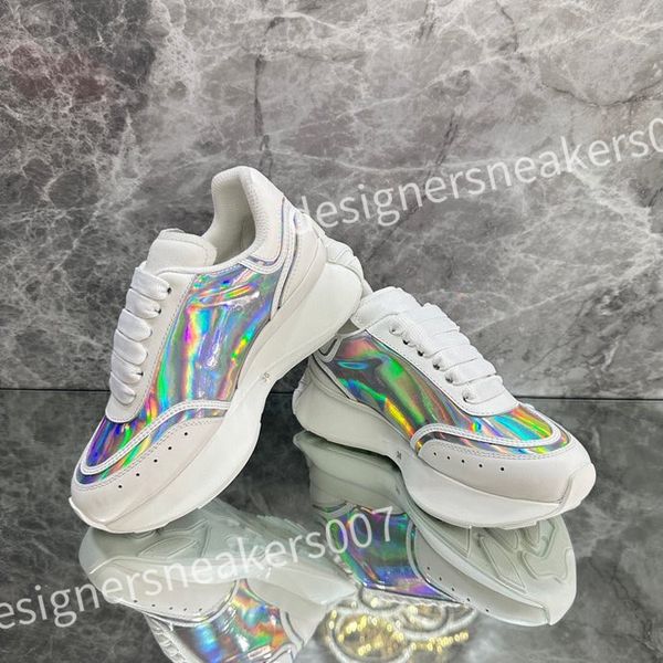 

2023 designer women mens casual shoes fashion genuine leather mixed color woman trainers sneakers flats loafers female footwear xsd230403, Black