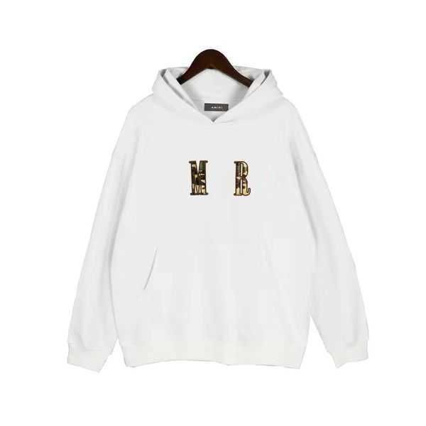 

amirri mens women hooded designers hoodies winter warm man clothing long sleeve pullover cottons clothes tracksuits sets sweatshirts 14 bam, Black