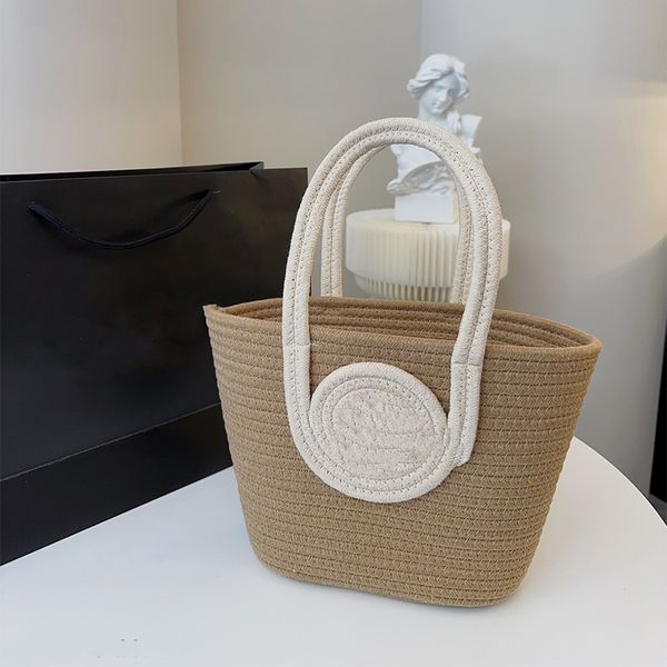 

women designer bags luxurys shoulder beach tote bag with diamond logo large handbags 23cm fashion vacation basket bag 2023 women's hand