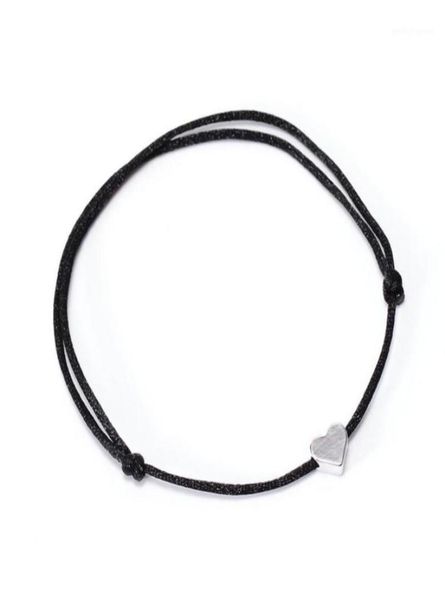 

vekno lucky crown heart bracelet for women men multicolor rope adjustable string bracelet diy handmade family friendship gift198837827801, Golden;silver