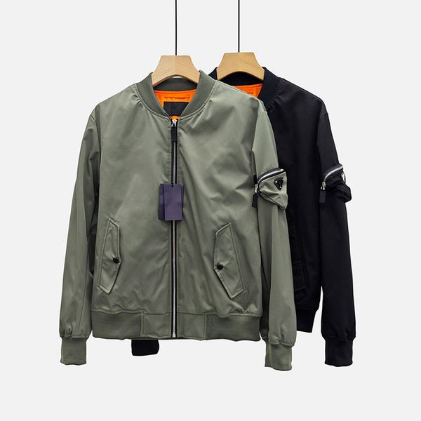 

men's plus size outerwear & coats 61510 varsity jacket letterman corte bape jacket minus two flight suit jacket baseball collar plus si, Black;brown