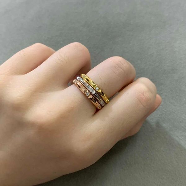 

high-quality tiffay s925 all body sterling silver new ring fashion versatile and generous material unisex