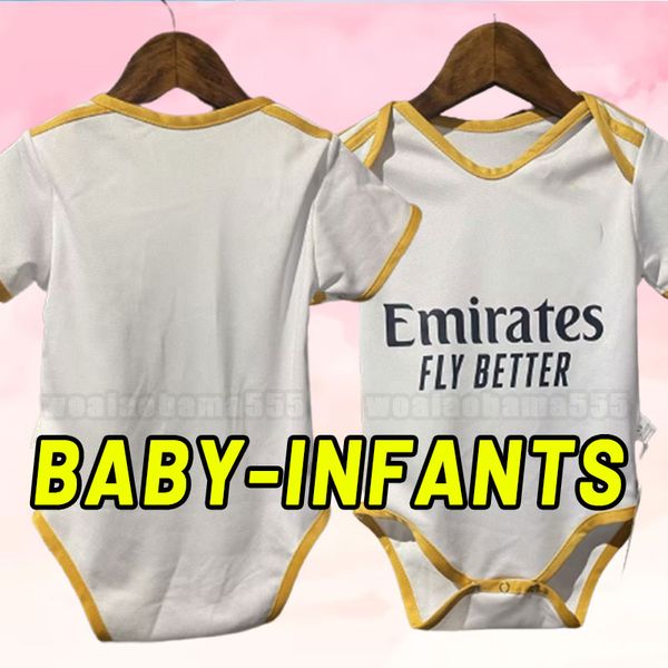 

baby 23/24 camavinga soccer jerseys 2023 2024 real madrids benzema rodrygo rudiger modric marcelo lucas v bellingham valverde kids vini jr i, Black;yellow