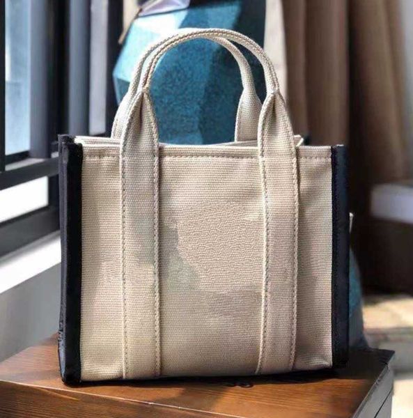 

high-quality handbag women's bag big designer one shoulder shopping jacquard canvas commuting casual everything portable crossbody