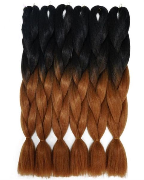 

fashion black to blueredpurple two tone kanekalon xpression jumbo braid hair 24quot silky straight synthetic ombre braiding ha1330857