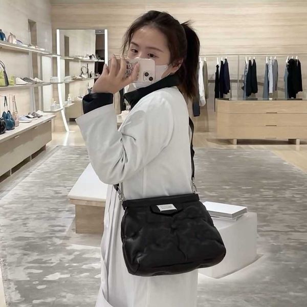 

luxuries designers bag margiela magilla men and women's mm6 sheepskin cross-body shoulder waist bag chest bag cloud bag ldcn ze3r