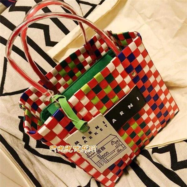 

luxuries designers bag marn weave straw fanny packs bag womens handbag shoulder tote bag purses crossbody bbws