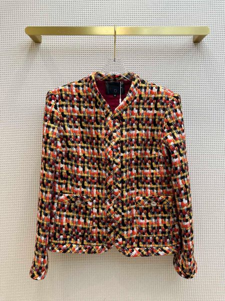 

2022 women vintage designer tweed blazer jacket coat female milan runway designer dress causal long sleeve clothing suit a78, White;black