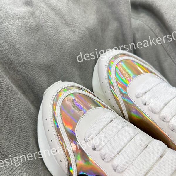

2023 luxury designer women mens casual shoes fashion genuine leather mixed color woman trainers sneakers flats loafers female footwear xsd23, Black