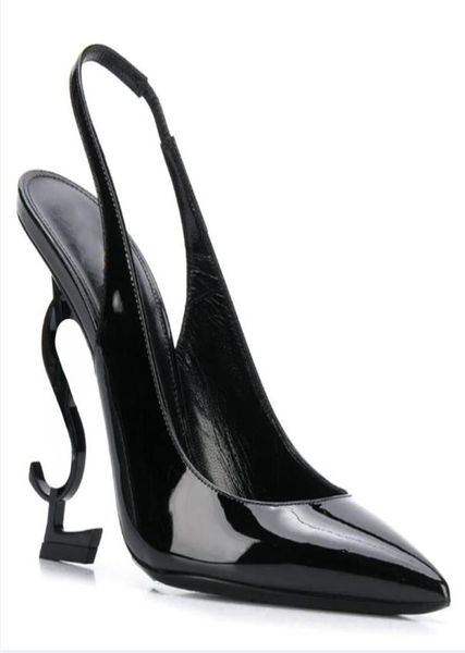 

with box brand shoes woman summer buckle strap rivet sandals highheeled pointed toe fashion pumps single high heels 10cm 8cm4005680, Black