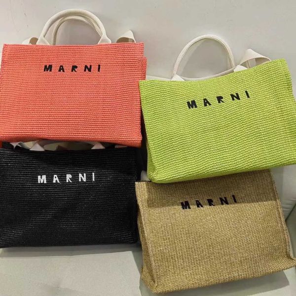 

luxuries designers bag marn weave straw fanny packs bag womens handbag shoulder tote bag purses crossbody 59x5