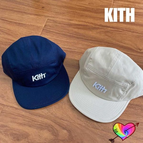 

2021 kith baseba caps men women 11 3d embroidered kith hats adjustable cap inside tag label accessories q09113928666, Black;white