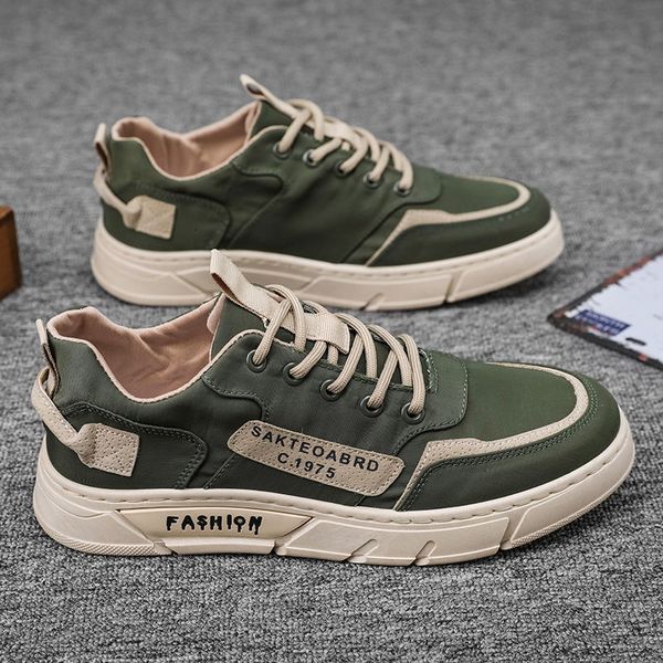 

dress shoes summer breathable men's trend men board umbrella canvas sneakers allmatch sports casual 230721, Black