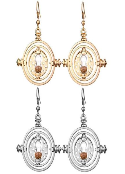 

earring hourglass time converter earring time-turner earrings8225417, Silver