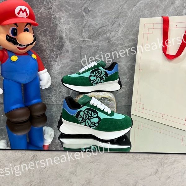 

luxurys out of office sneaker designer casual shoes men women lace-up high street leather breathable platform trainers sneakers xsd221141, Black