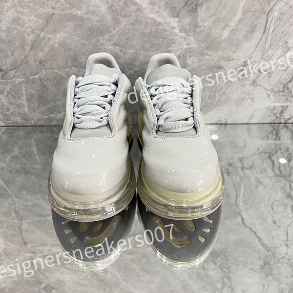 

luxurys fashion sneakers white shoes leather thick soled elevated men's and women's shoes versatile classic casual couple board sh, Black